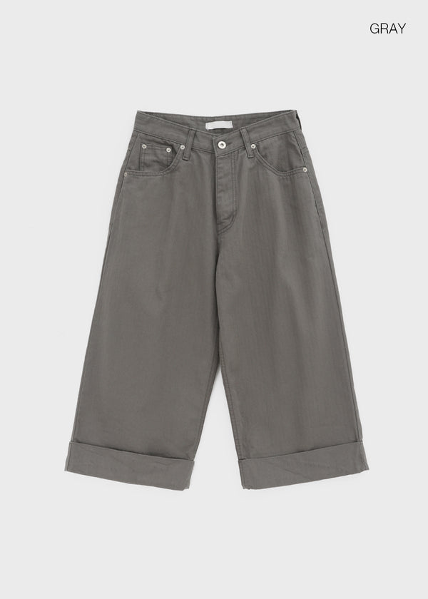 Keyhome Bijou Bermuda Cotton Pants