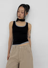 [MADE] Riku Layered Sleeveless Top