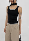 [MADE] Riku Layered Sleeveless Top