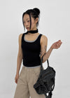 [MADE] Riku Layered Sleeveless Top