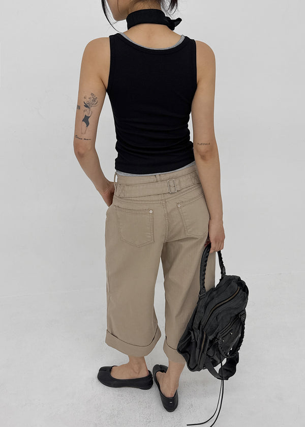 [MADE] Riku Layered Sleeveless Top
