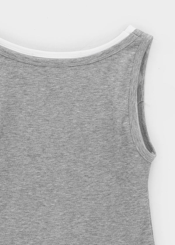 [MADE] Riku Layered Sleeveless Top