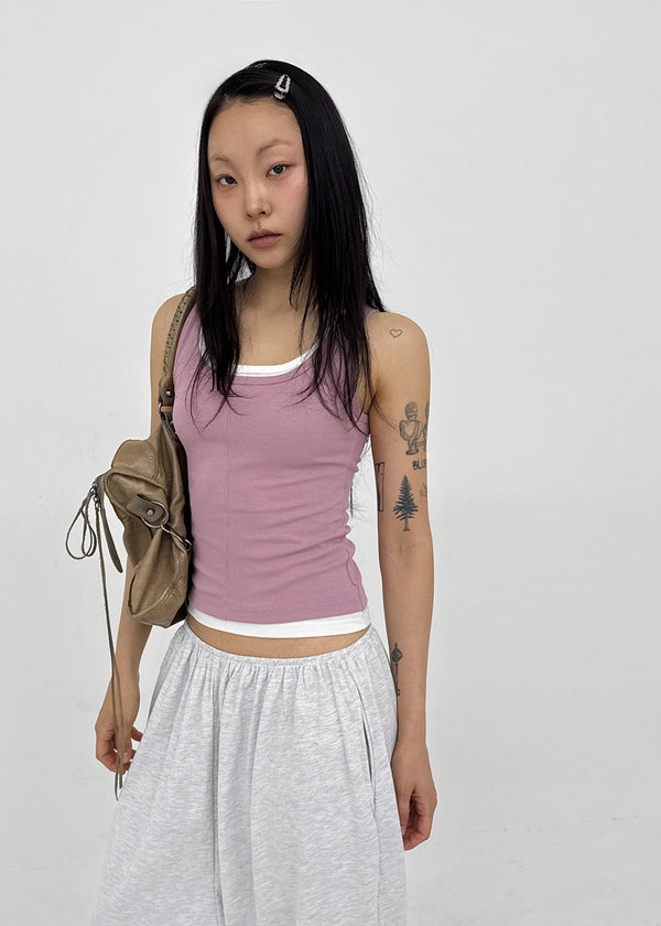 [MADE] Riku Layered Sleeveless Top