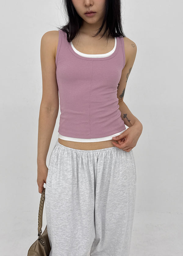 [MADE] Riku Layered Sleeveless Top
