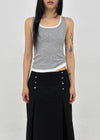 [MADE] Riku Layered Sleeveless Top
