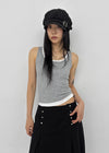 [MADE] Riku Layered Sleeveless Top