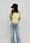 Berong Low-waist Straight Denim Pants