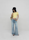 Berong Low-waist Straight Denim Pants