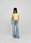 Berong Low-waist Straight Denim Pants