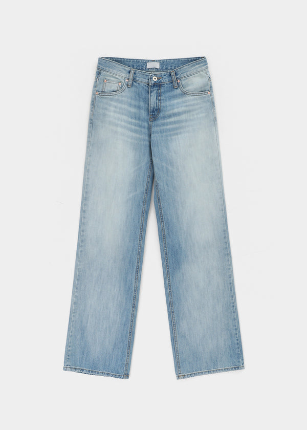 Berong Low-waist Straight Denim Pants