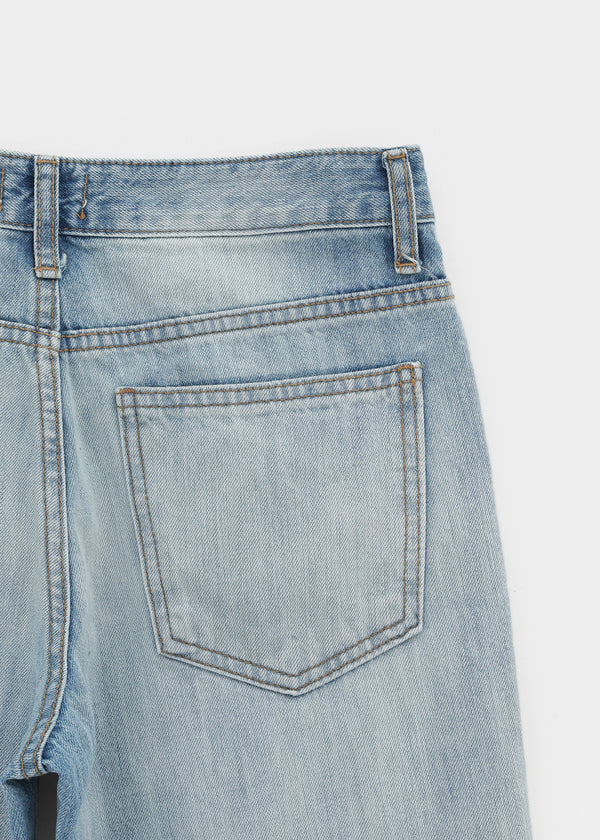 Berong Low-waist Straight Denim Pants