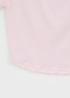 Ferrols Crop Color Off-shoulder Short Sleeve Tee