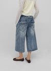 Tsukirit Bijou Bermuda Denim Pants