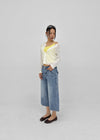 Tsukirit Bijou Bermuda Denim Pants