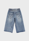 Tsukirit Bijou Bermuda Denim Pants