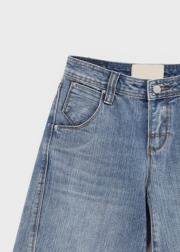 Tsukirit Bijou Bermuda Denim Pants