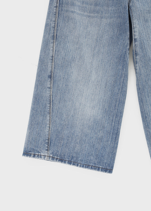 Tsukirit Bijou Bermuda Denim Pants