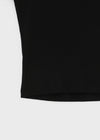 Colfer Deep V-neck Semi-crop Short Sleeve Tee