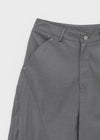 Watu Cut-out Studded Wide Slacks