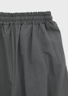 (UNISEX) Whittle Nylon Cut-out Wide Elastic Pants