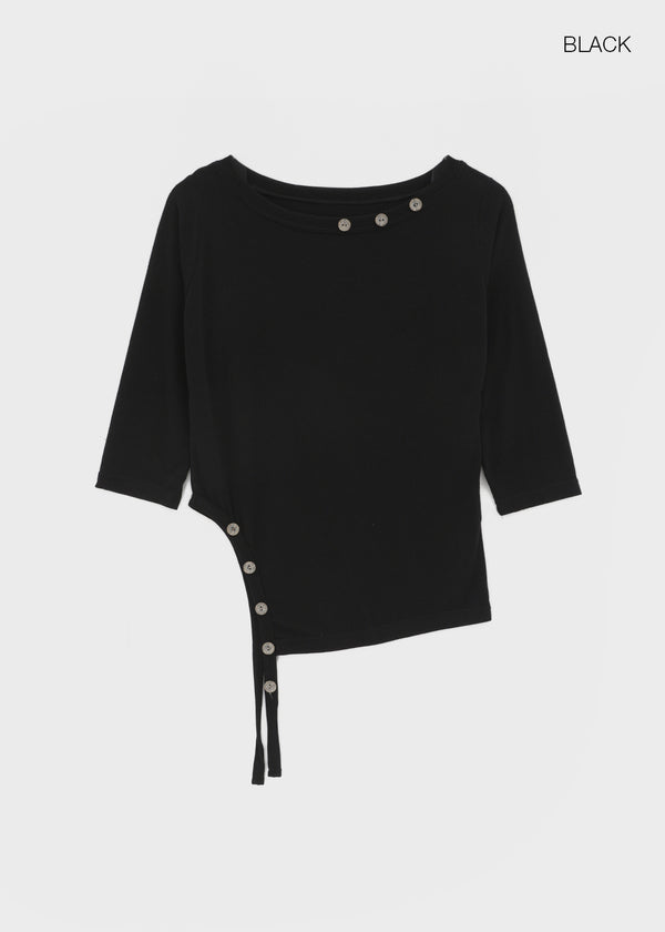 Babering Button Strap 3/4 Sleeves