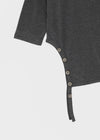 Babering Button Strap 3/4 Sleeves