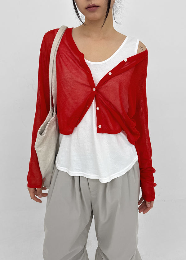 Edito Summer V-neck Cardigan