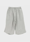 Nikk Roll-up Shirred Bermuda Banding Pants