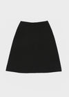 Romsha Snap Button Pintuck Midi Skirt