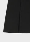 Romsha Snap Button Pintuck Midi Skirt