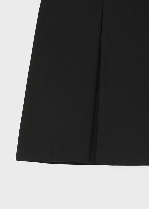 Romsha Snap Button Pintuck Midi Skirt