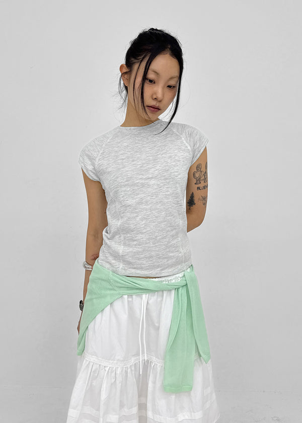 Odell Cut-out Cap Sleeve Short-sleeve Tee