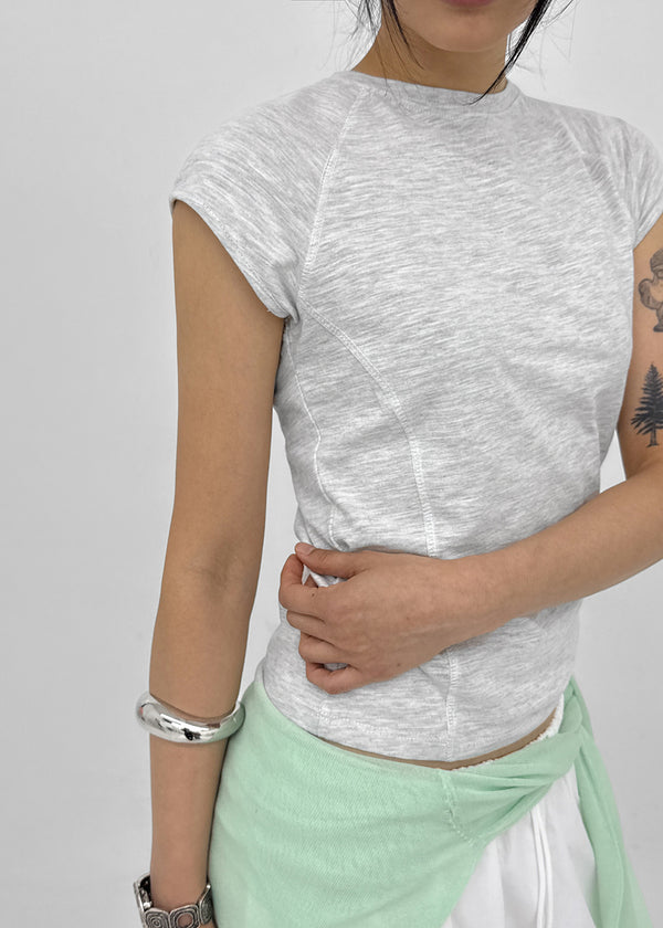 Odell Cut-out Cap Sleeve Short-sleeve Tee