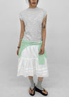 Odell Cut-out Cap Sleeve Short-sleeve Tee
