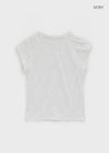 Odell Cut-out Cap Sleeve Short-sleeve Tee