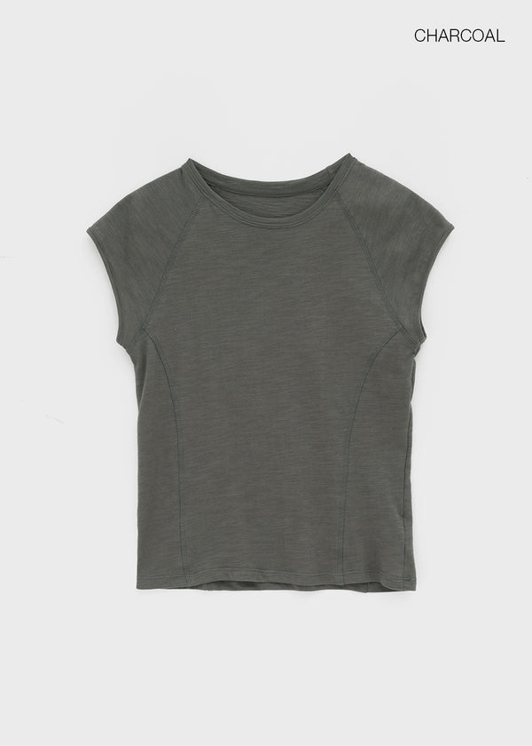 Odell Cut-out Cap Sleeve Short-sleeve Tee