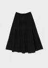 Roheven Banded Tiered Long Skirt
