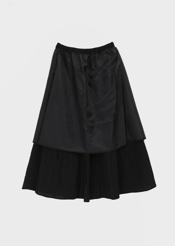 Roheven Banded Tiered Long Skirt