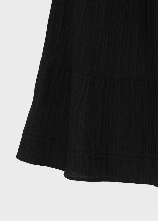 Roheven Banded Tiered Long Skirt
