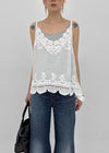 Janr Lace Sleeveless Blouse