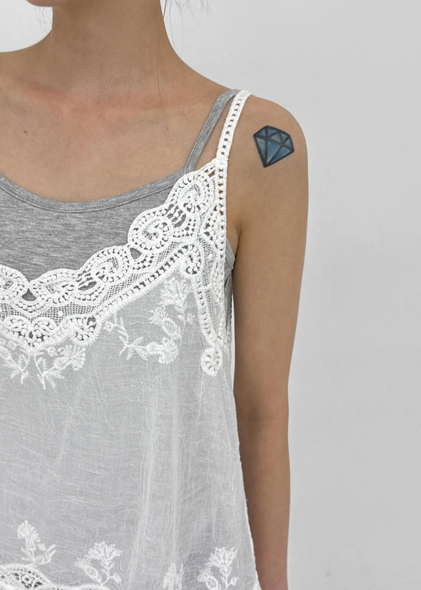 Janr Lace Sleeveless Blouse