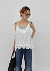 Janr Lace Sleeveless Blouse