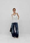 Janr Lace Sleeveless Blouse