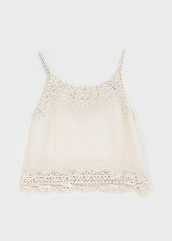 Janr Lace Sleeveless Blouse