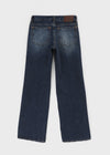 Kapton Washed Wide Bootcut Denim Pants