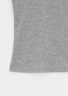 Ribedel Semi-cropped U-neck Sleeveless Top