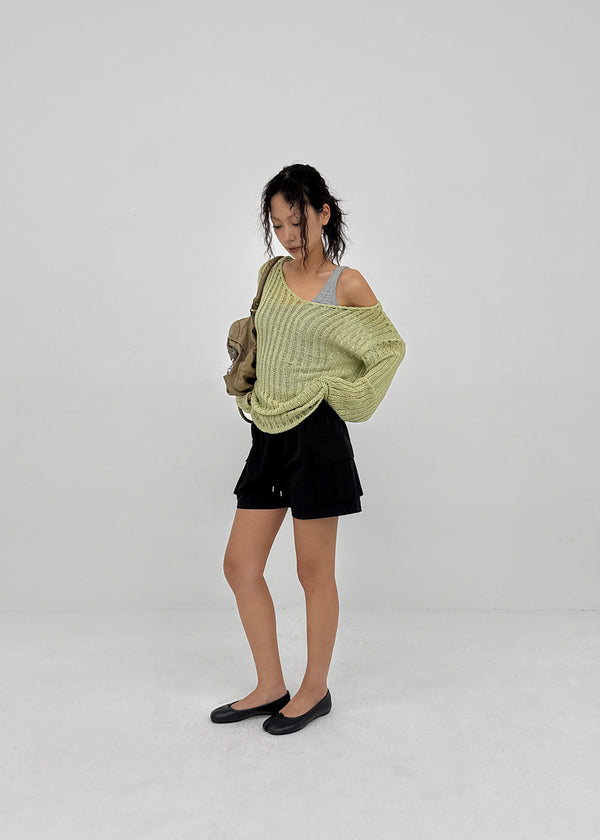 [MADE] Angti Nylon Cargo Banding Shorts