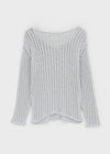 Seifi Punching Deep V-neck Summer Knit