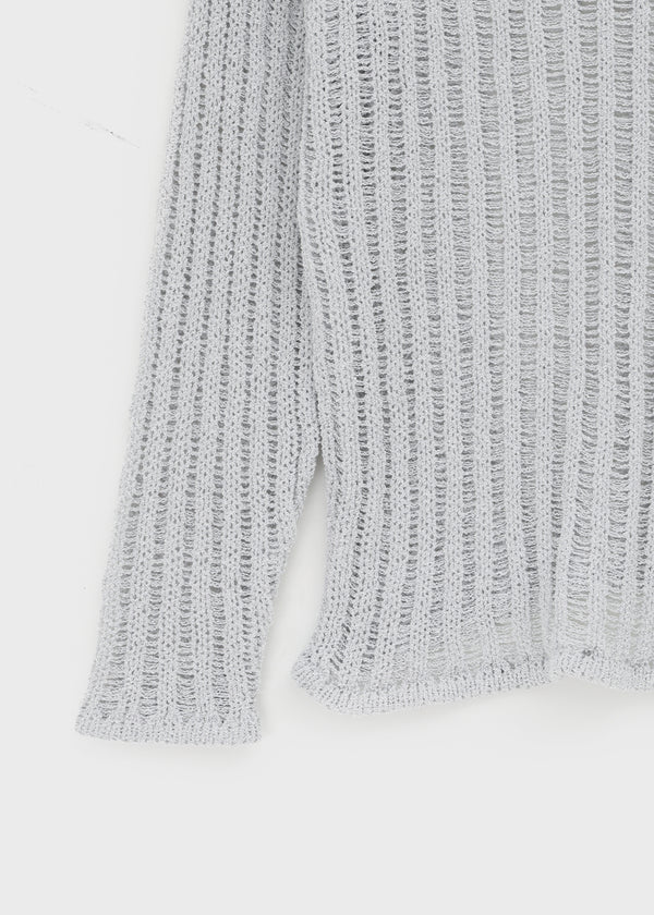 Seifi Punching Deep V-neck Summer Knit