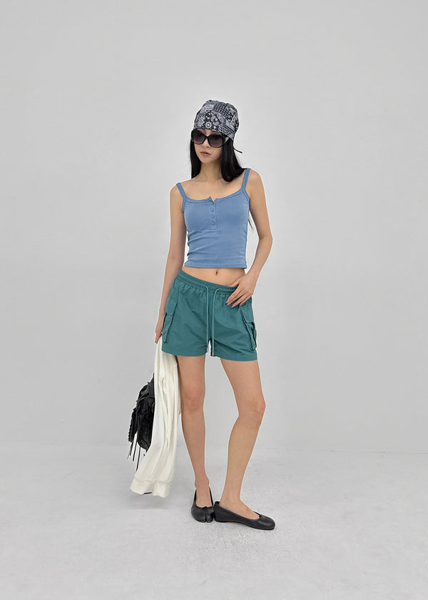 [MADE] Angti Nylon Cargo Banding Shorts